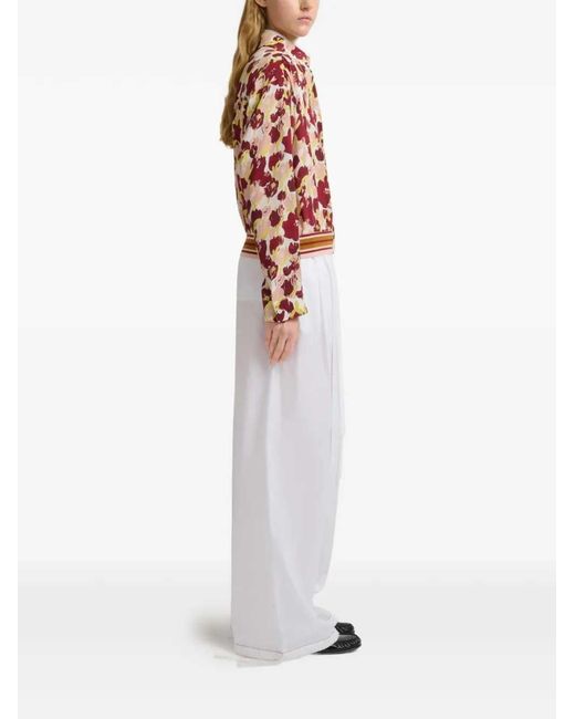 Marni White Wide-Leg Trousers