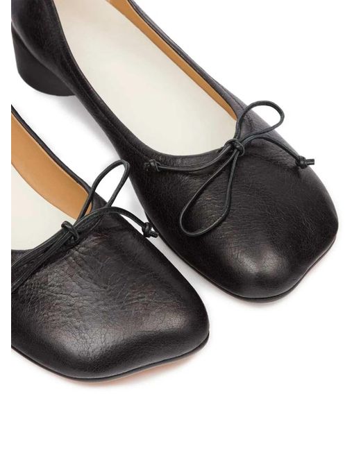 MM6 by Maison Margiela Brown Knotted Pumps