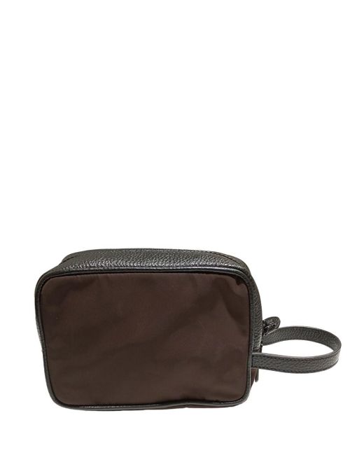 Kiton Brown Beauty Case for men