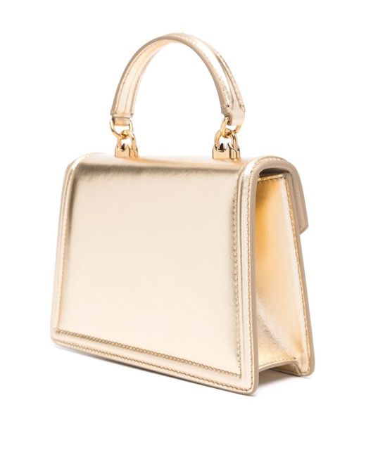 Dolce & Gabbana Metallic Small Devotion Shoulder Bag