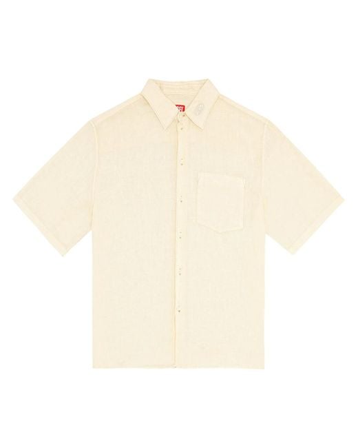 DIESEL Natural S-Emil Short-Sleeved Shirt for men