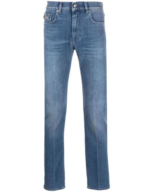 Versace Blue Straight Leg Denim Jeans for men