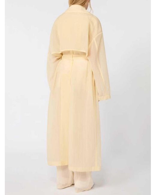 Sportmax Natural Two-Piece Trench Coat