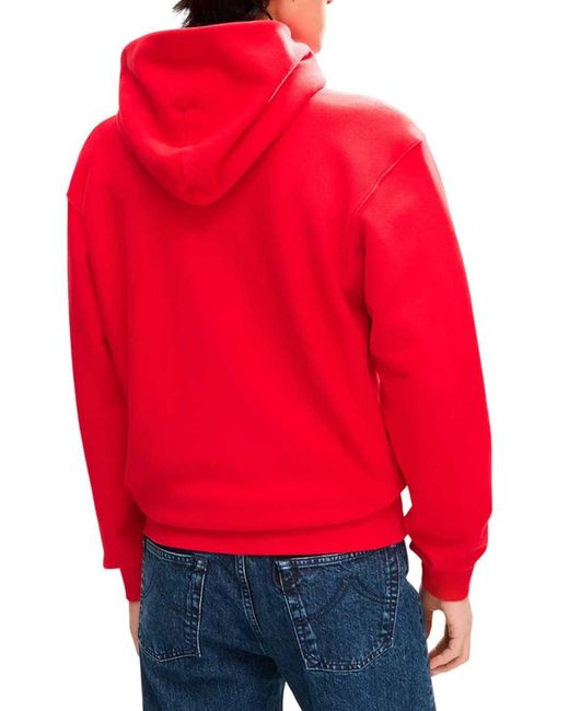 KENZO Red Sounds' Cotton Zip-Up Hoodie for men