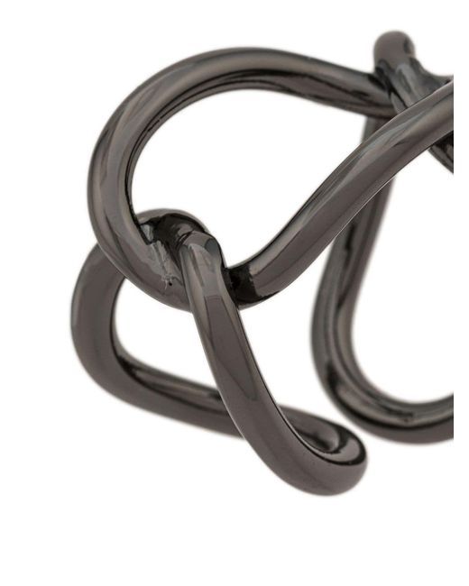 FEDERICA TOSI Metallic Ring With Chain Design