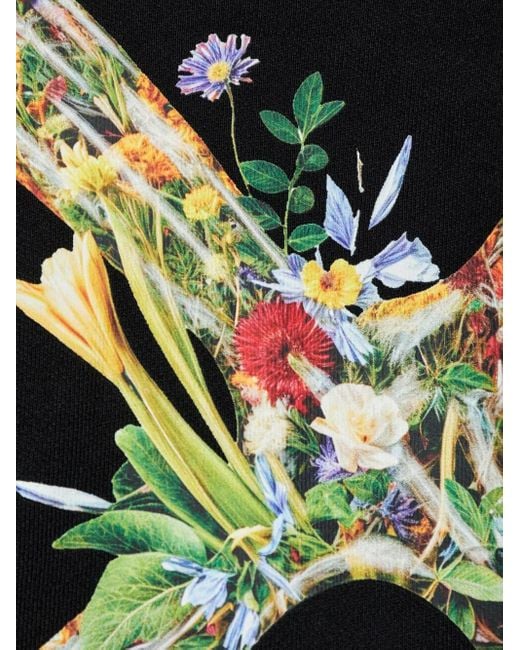 Off-White c/o Virgil Abloh Black Floral Sweater