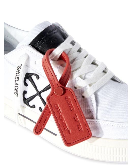 Off-White c/o Virgil Abloh Pink Off- New Low Vulcanized Sneakers