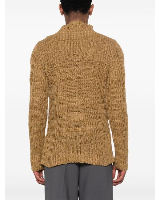 Dries Van Noten Brown Milla 8709 M.k.sweater Cog for men