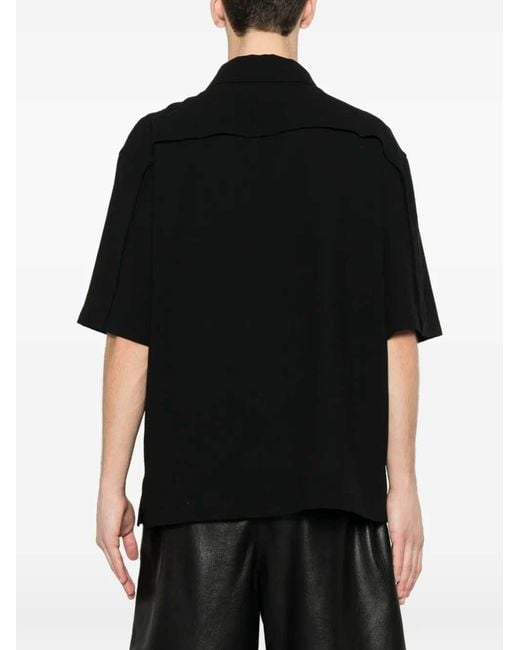 Givenchy Black Zip-Up Shirt Jacket
