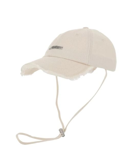 Cappello Da Baseball Artichaut Con Orlo Effetto Vissuto-Donna di Jacquemus in White
