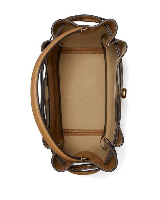 "Romy" Borsa A Secchiello di Tory Burch in Metallic