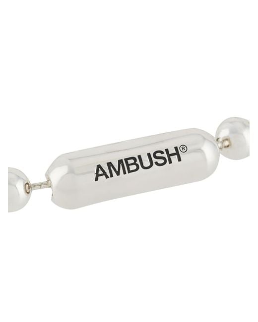 Ambush Natural Chain Bracelet With Spheres for men