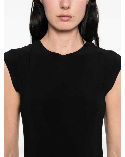 Norma Kamali Black Sleeveless Jumpsuit