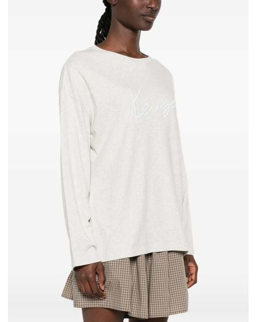 KENZO White Signature Logo T-Shirt