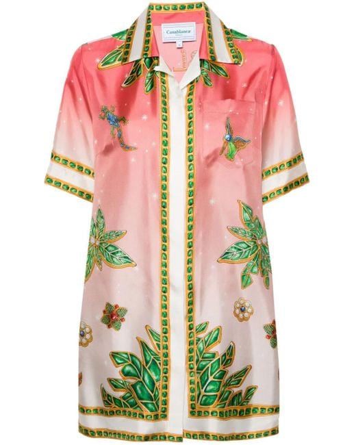 Casablancabrand Pink Joyaux D`Afrique Shirt