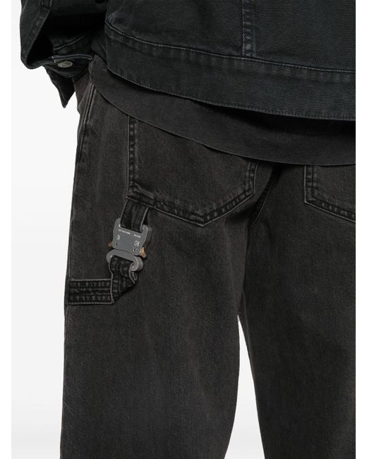 1017 ALYX 9SM Black Straight Jeans for men