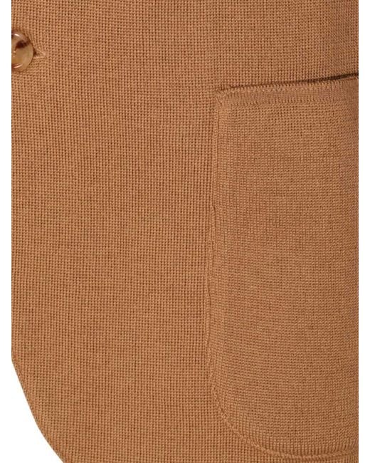 Lardini Brown Embellished Blazer for men