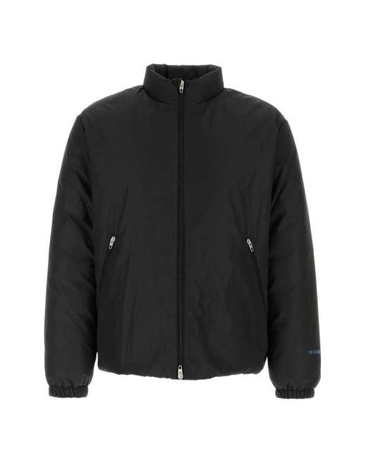 Jil Sander Black Down-Filled Taffeta Puffer Jacket for men