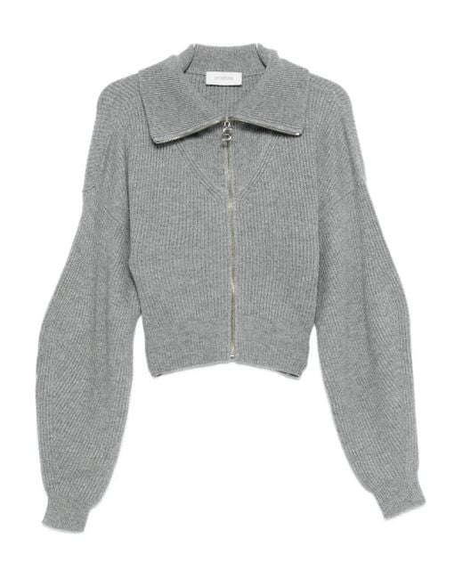 Sportmax Gray Calipso Wool Blend Cardigan