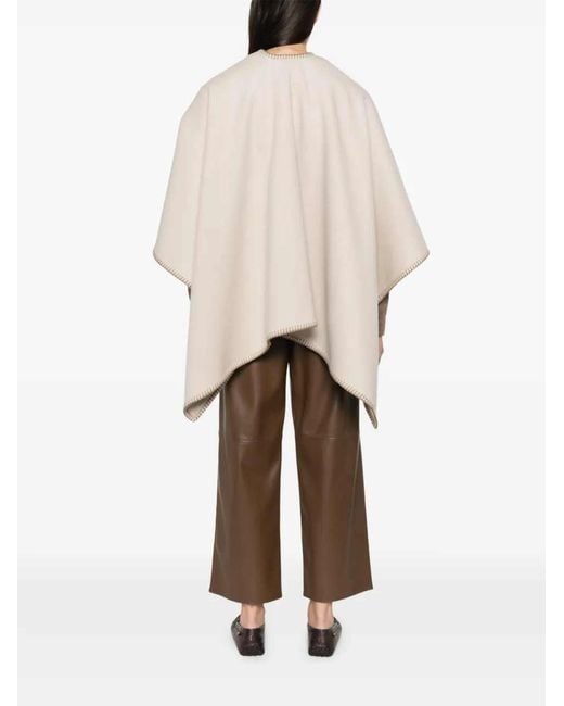Max Mara Natural Colomba Belted Poncho