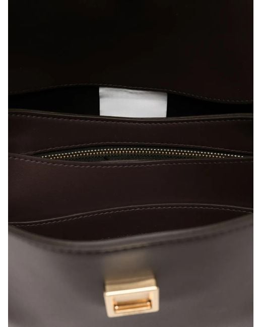 THEMOIRÈ Black Shoulder Bag With Zippered Pocket