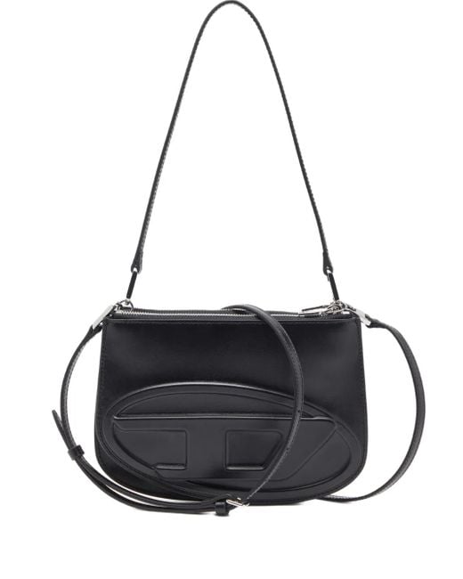 DIESEL Black 1Dr Twin-Double-Pouch Shoulder Bag