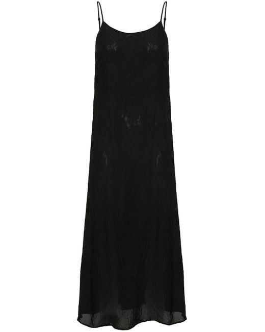 Uma Wang Black Midi Dress