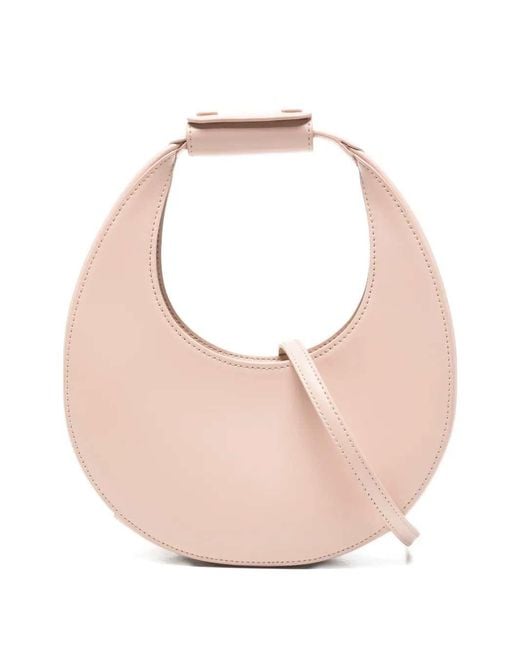 Staud Pink Tote Bag With Handle