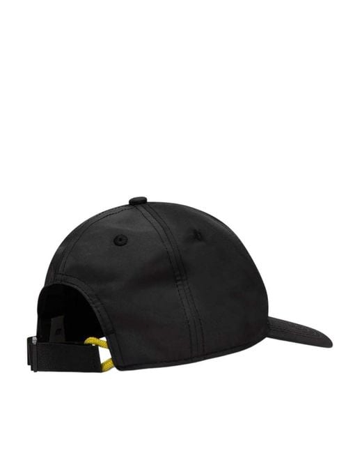 Autry Black Nylon Baseball Cap With Embroidered Logo for men