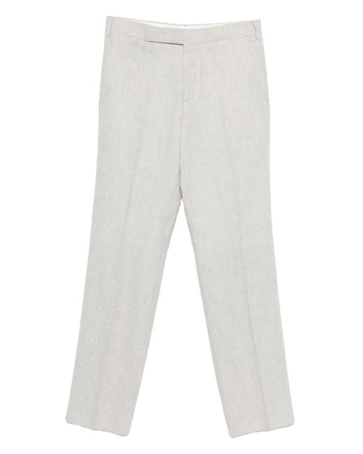 Lardini White Flannel Pants for men