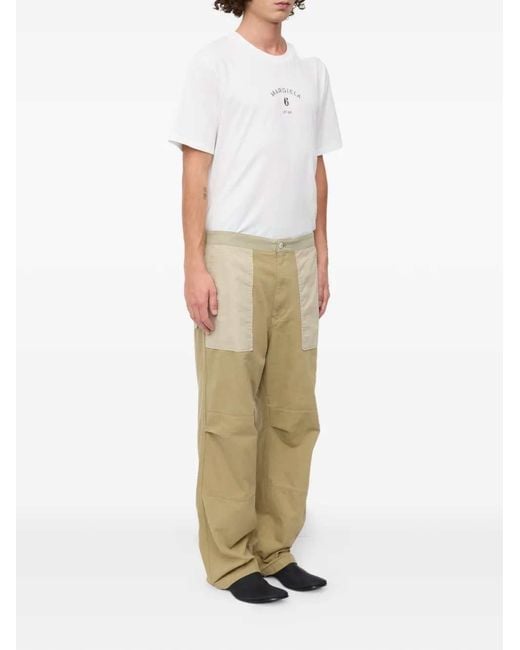 MM6 by Maison Margiela Natural Pants With Inserts for men