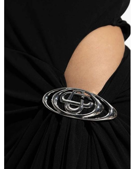 Casablanca Black Sleeveless Dress