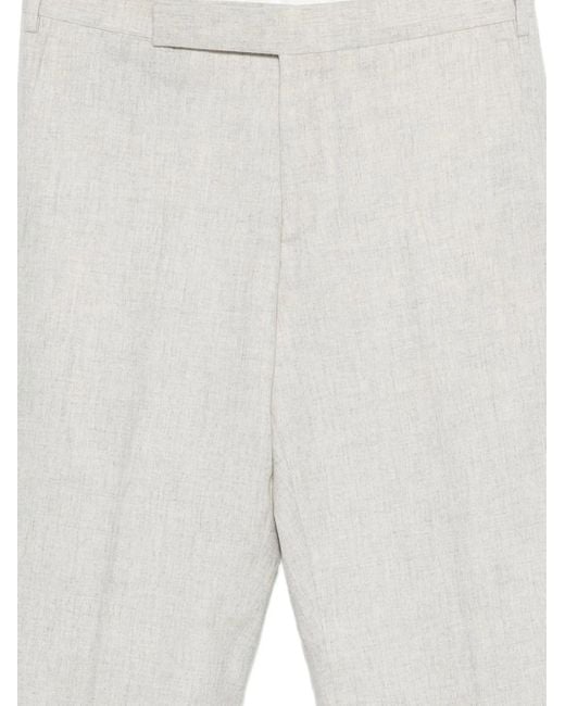 Lardini White Flannel Pants for men