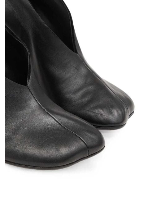 MM6 by Maison Margiela Black Anatomic Court Shoes