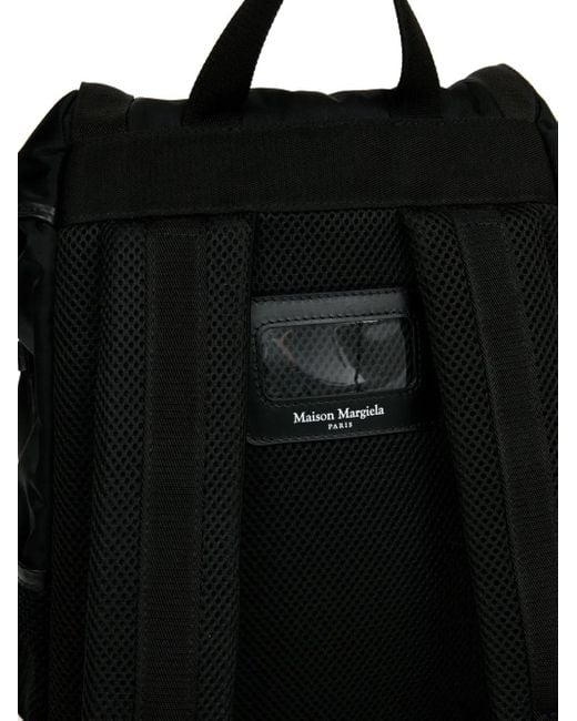 Zaino High-Tech Medio di Maison Margiela in Black da Uomo