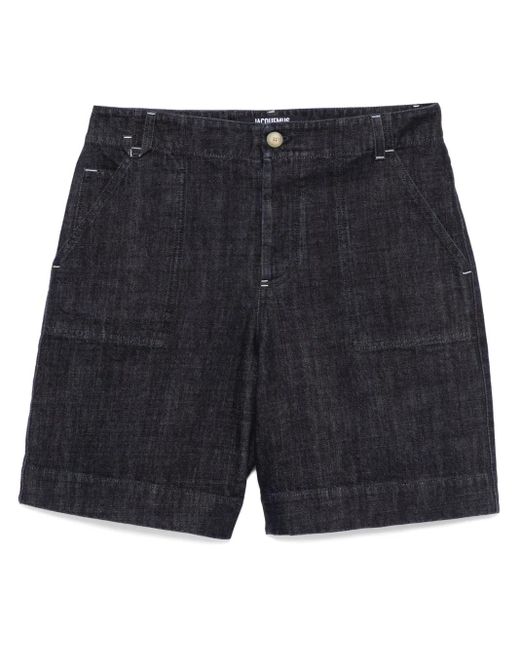 Shorts Le Short De-Nîmes di Jacquemus in Black da Uomo