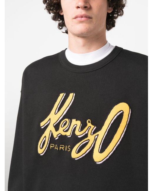 KENZO Black Sweatshirt With Print for men