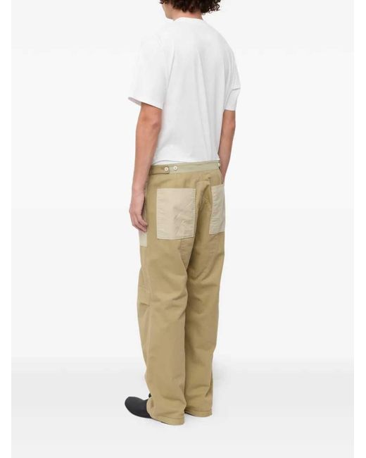 MM6 by Maison Margiela Natural Pants With Inserts for men