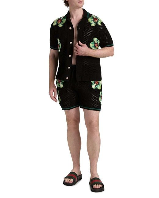Casablanca Black Shorts From The Company for men