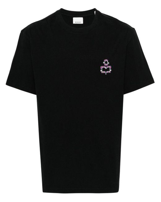 Isabel Marant Black Hugo T-Shirt for men