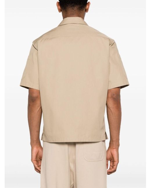 MM6 by Maison Martin Margiela Natural Shirt With Embroidery for men