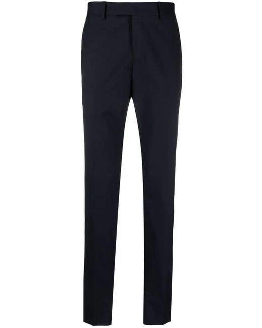 Lardini Blue Slim-Cut Tailored Trousers for men