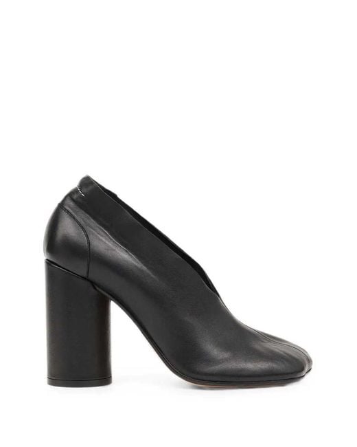 MM6 by Maison Margiela Black Anatomic Court Shoes