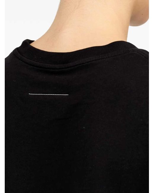 MM6 by Maison Margiela Black Logo T-Shirt