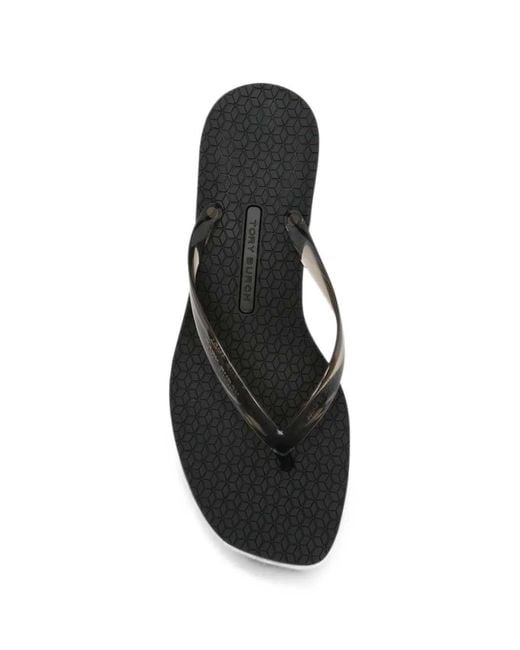 Tory Burch White Jelly Sandals