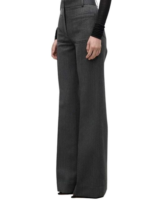 Victoria Beckham Black Alina Trousers