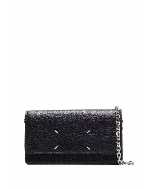 Maison Margiela Blue Four-stitch Logo Mini Bag