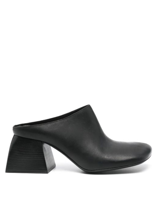 Uma Wang Brown 60Mm Leather Mules