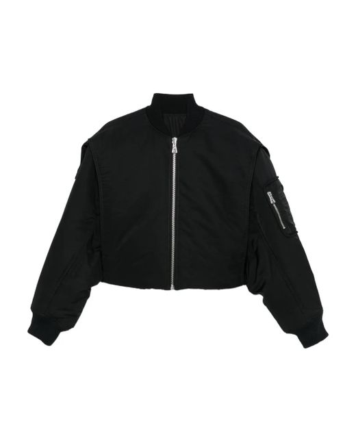Giacca Corta Con Cerniera-Donna di Jean Paul Gaultier in Black