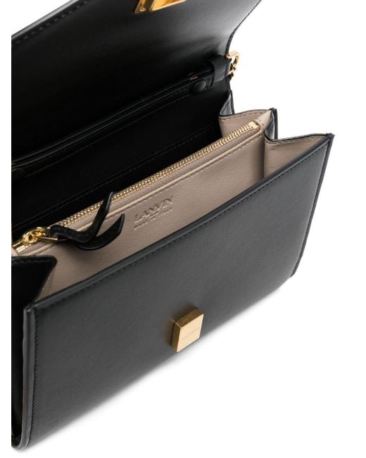 Lanvin Black Tote Bag With Shiny Effect